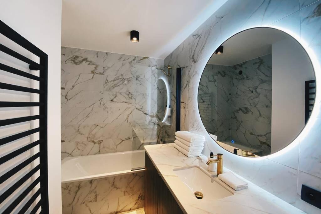 Appartement Wonderful Architect Designed Flat With Sea View à Ostende Extérieur photo